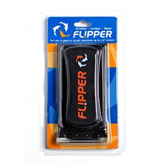 FL!PPER Flipper Aquarium Algae Magnet Cleaner with Two Blades