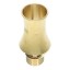 Flameer Straight Cascade Cedar Flow Tail Jetting Nozzle Head Sprinkler Water Fountain Spray Heavy Duty - 1/2 inch