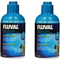 (2 Pack) Fluval Water Conditioner for Aquariums, 16.9 Ounces each