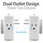 24 Hour Timer Outlet (2 Pack), Fosmon 3-Prong Dual Outlet Plug-in Mechanical Timer Grounded, ETL Listed