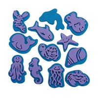 Under The Sea Stamps - Art and Craft Supplies (12 Pack)