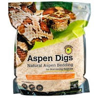 Galapagos (05064) Aspen Digs Shavings Bedding, 8-Quart, Natural