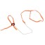 GBSELL Adjustable Reptile Lizard Harness Leash Adjustable Multicolor Light Soft Fashion (orange)