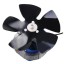 Light Weight Indoor Garden 4" 120 CFM Inline Duct Booster Vent Fan Blower Aluminum Blade