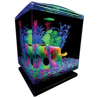 GloFish 1.5 Gallon Aquarium Kit with Hood, LEDs and Whisper Filter