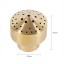 GLOGLOW 1/4''1/2''3/4''1''3/2''2''Brass Column Garden Pond Water Fountain Nozzle Sprinkle Spray Head(1/2")