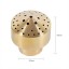 GLOGLOW 1/4''1/2''3/4''1''3/2''2''Brass Column Garden Pond Water Fountain Nozzle Sprinkle Spray Head(1/2")