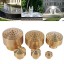 GLOGLOW 1/4''1/2''3/4''1''3/2''2''Brass Column Garden Pond Water Fountain Nozzle Sprinkle Spray Head(1/2")