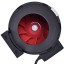 Goplus 4" Inline Duct Fan Quite Inline Duct Booster Hydroponics Exhaust Cooling Fan Blower Ventilation Strong CFM