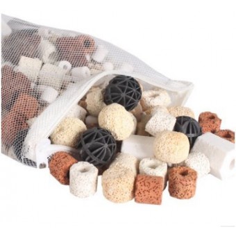 Bio Balls,Govine 500g Bio Balls Aquarium Pond Fish Tank Filter Ceramic Rings Filtration Media