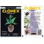 GRODAN A OK ROCKWOOL STONEWOOL HYDROPONIC GROW MEDIA + CLONEX ROOTING GEL 15 mL & TWIN CANARIES CHART - 100 PIECE 1 INCH x 1” + CLONEX