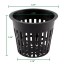 GROWNEER 3-Inch Net Cups Slotted Mesh Wide Lip w/5Pcs Plant Labels Heavy Duty Filter Plant Net Pot Bucket Basket for Hydroponics