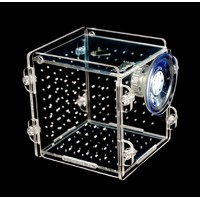 Hamiledyi Aquarium Fish Breeder Box Isolation Box Breeder Hatchery Incubator Aquarium Fish Breeding Boxes Double Guppies Hatching Incubator Isolati...