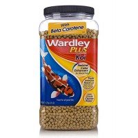 HARTZ Wardley Plus Koi Color Enhancing Pond Fish Food Pellets - 2.8lb