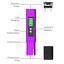 Digital pH Meter 6 Set of pH buffer powder + Bonus Alkaline Food Chart PDF, pH Pen Tests Water, Aquarium, Pool, Hydroponics, Auto Calibration Butto...