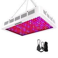 HIGROW 2000W Double Chips LED Grow Light Full Spectrum Grow Lamp with Rope Hanger and Daisy Chain for Greenhouse Hydroponic Indoor Plants Veg and F...