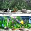 HISP Fountain pump 12LED Super silent Small Submersible Water pump(800L/H 15W) 220GPH Aquarium pump outdoor fountain pumps for Pond Fish Tank,Aquar...