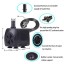 HISP Fountain pump 12LED Super silent Small Submersible Water pump(800L/H 15W) 220GPH Aquarium pump outdoor fountain pumps for Pond Fish Tank,Aquar...