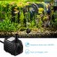 Homasy 400GPH Submersible Pump 25W Fountain Water Pump with 5.9ft Power Cord, 2 Nozzles for Aquarium, Fish Tank, Pond, Statuary, Hydroponics