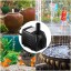 Homasy 400GPH Submersible Pump 25W Fountain Water Pump with 5.9ft Power Cord, 2 Nozzles for Aquarium, Fish Tank, Pond, Statuary, Hydroponics