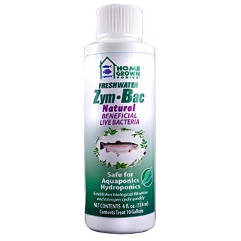 HOME GROWN PONICS   Zym Bac # 96044 Natural Beneficial Bacteria, 4 oz.