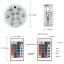 Honfeng Submersible LED Lights,Waterproof Underwater Remote Controlled Battery Operated Wireless Multicolor Submersible Led Lights for Holloween Po...