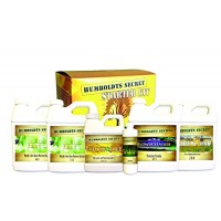 Humboldts Secret Starter Kit - World's Best Nutrient System: Base A & B, Golden Tree, Flower Stacker, Plant Enzymes and CalMag & Iron