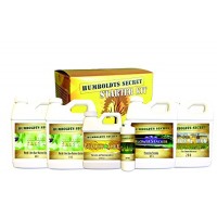 Humboldts Secret Starter Kit - World's Best Nutrient System: Base A & B, Golden Tree, Flower Stacker, Plant Enzymes and CalMag & Iron