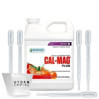 Botanicare Cal Mag Plus Quart Calcium And Magnesium Organic Nutrients Plant Food - 5 Pipettes And 4oz Measuring Cup Bundle Calmag Plus Miracle Hydr...