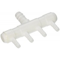 Hydrofarm Active Air Plastic Air Divider, 4 Outlets