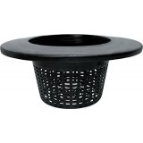 Hydrofarm HG8RDBK Wide Lip Bucket Basket Lid (Case of 25), 8"
