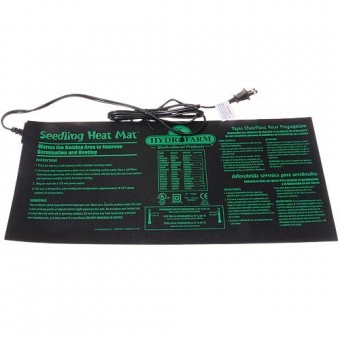 Hydrofarm Seedling Heat Mats, 17 Watts, 9 x 19.5 Inches