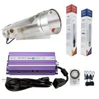 Hydroplanet trade; 400w Air Cooled Tube Hood Set Horticulture Hydroponic 1000W 600W 400W Watt Grow Light Digital Dimmable ballast System for Plants...