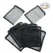 IDS Aquarium Filter Media Bags for Pelletized Carbon, Bio Balls, Ceramic Rings, Ammonia Remover, Black, 10 Pcs