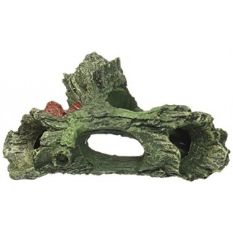 Jardin Hollowed Out Tree Stem Shape Aquatic Resin Decor for Fish Tank