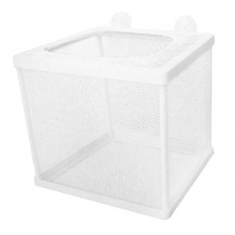 Jardin Plastic Frame Net Fry Hatchery Breeder for Aquarium, White