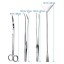 Jeeco Aquarium Scissor Tweezers Spatula Tool - 4 in 1 Stainless Steel Aquatic plants Aquascaping Tools Set for Fish Starter Kits & Aquariums Tank