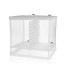 Kangkang@ DIY Aquarium Fish Breeding Box Tank Fish Incubator Net Fry Baby Fish Hatchery Equipment Isolation Net Box Tank with Suction Cup Size S/L (L)