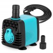 KEDSUM 130GPH Submersible Pump (600L/H,10W), Ultra Quiet Water Pump with 3ft High Lift, Fountain Pump with 4.6ft Power Cord, 2 Nozzles for Fish Tan...