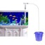 KEDSUM Aquarium Cleaner, Aquarium Fish Tank Gravel Sand Cleaner with Extension Tube and Water Flow Controller,Fish Tank Vacuum Siphon with 64GPH Ma...