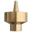 Kisstaker Garden Landscape Fountain Nozzle Fireworks Shape Brass Fountain Spray Head (1/2 inch)