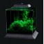 Koller Products AquaScene 1.5-Gallon Fish Tank with LED Lighting