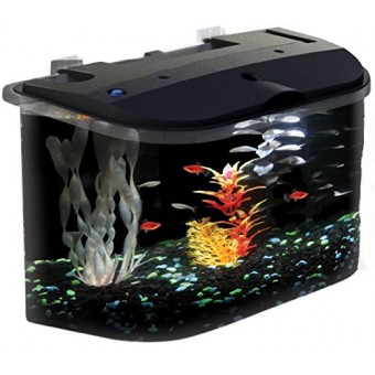 API Panaview Aquarium Kit with LED Lighting and Internal Filter, 5-Gallons