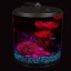 KollerCraft 2 Gallon 360 View Aquarium with Internal Filter and LED Lighting