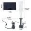 LATITOP 1.8W Solar Fountain Free Standing Floating, Submersible Solar Water Pump with 4 Sprinkler Heads for Different Water Flows, Perfect for Bird...