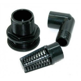 Lifegard Aquatics 1-Inch Bulkhead Fitting Kit