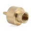 LING'S SHOP Brass Column Fireworks Water Fountain Nozzle Sprinkler Spray Head Pond (1/2")