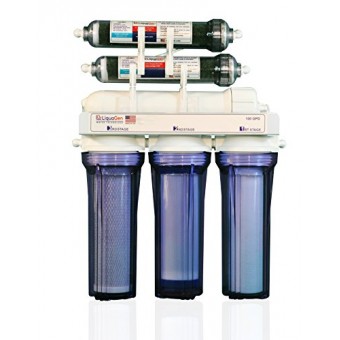 LiquaGen - 6 STAGE REVERSE OSMOSIS + DEIONIZATION 0 TDS WATER FILTRATION SYSTEM | 100 GPD