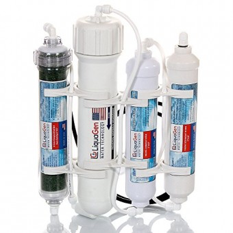 Portable Aquarium-Countertop Reverse Osmosis Water Filter System-DI/ RO : 4 Stage System Membrane (75 GPD)