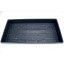 5 Pack of Durable Black Plastic Growing Trays (with drain holes) 20" x 10" x 2" - Planting Seedlings, Flowers, Wheatgrass, Microgreens